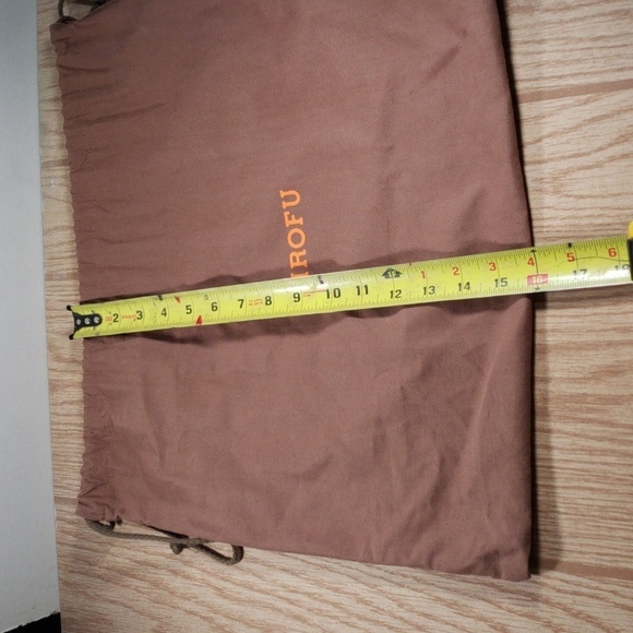 Hirofu Brown Drawstring Storage Dust Bag Sized 16 x 18.5-inch - Picture 4 of 7
